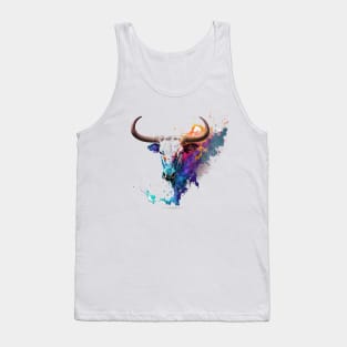 Texas Longhorn Bull Tank Top